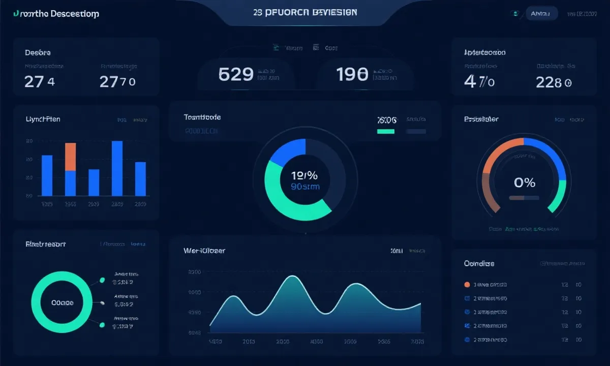 数据看板示意图
